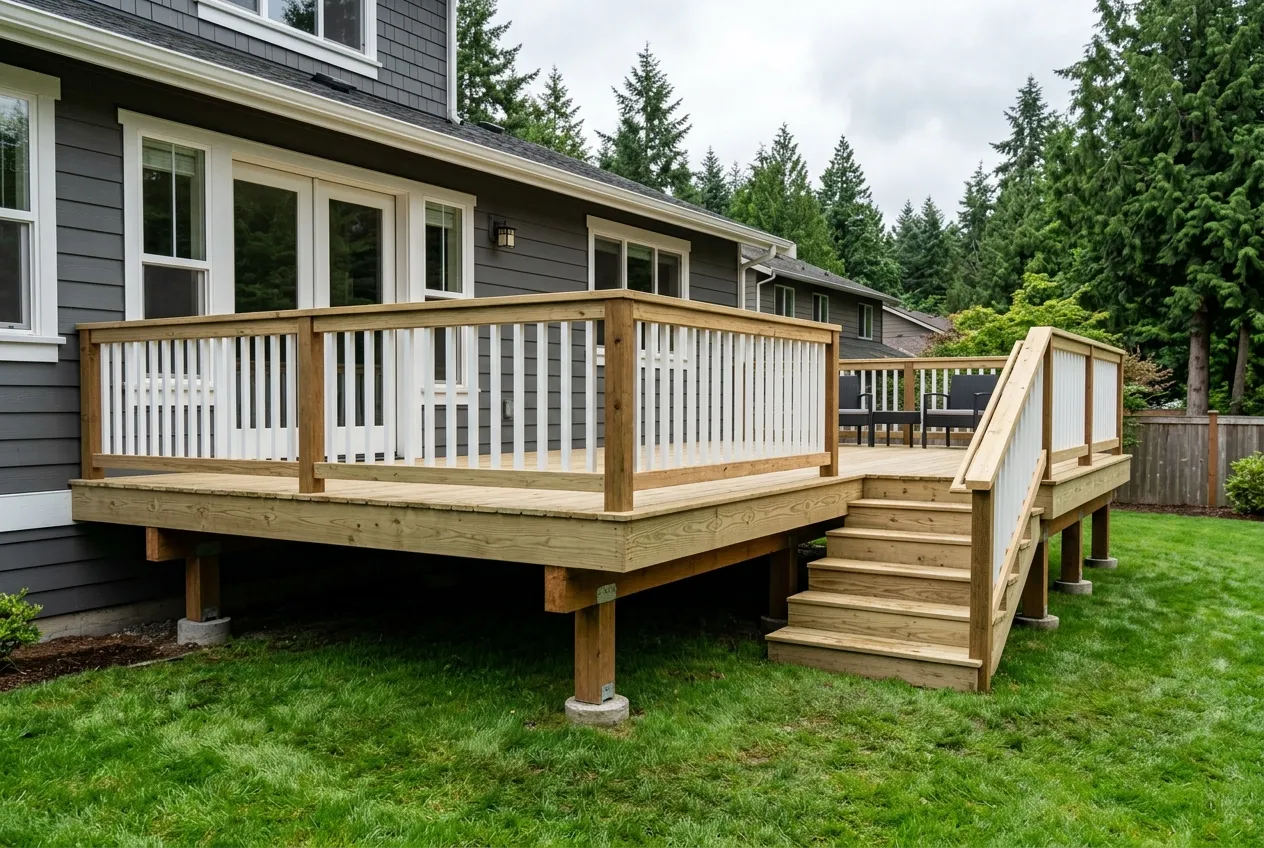Pressure-Treated Decks - Decks service by Quality Master Roofing & Remodel in Vancouver, WA